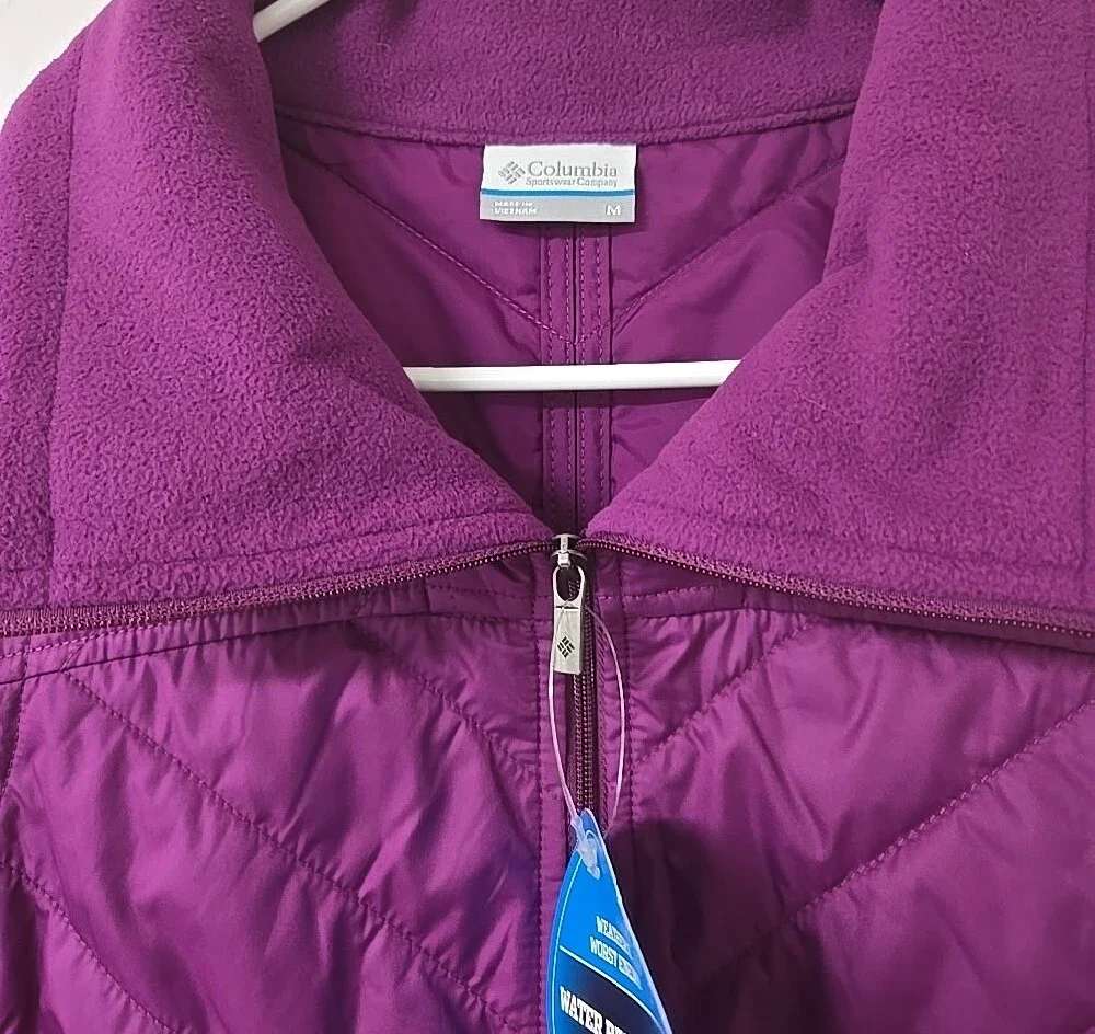 NWT Columbia Women's Quilted Water-Resistant Vest Size Medium. - Picture 2 of 6